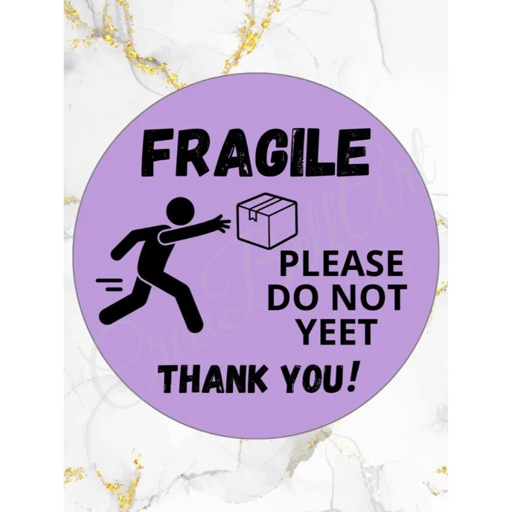 100 Thank you Stickers Thermal 2